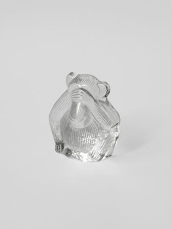 Lisa Larson Collectible Crystal Ape ”Can’t See” Figure