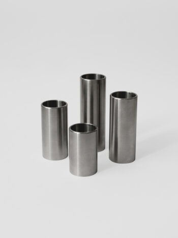 Set of 4 Cylinder Tea Light Candle Holders