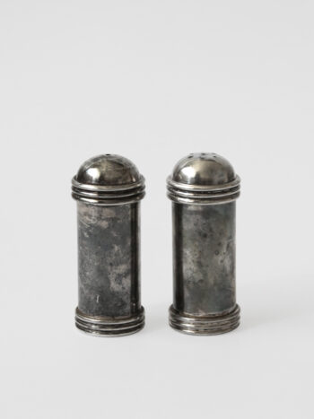 Silver Plated Salt And Pepper Shakers