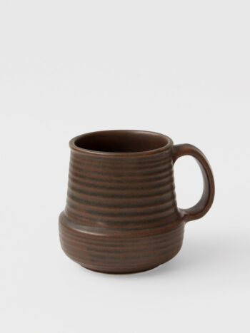 Göran Bäck Arabia 60s Large Deep Brown Mug