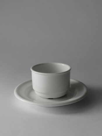 Gustavsberg Karin Björquist "Blanche" Coffee Cup And Saucer Set
