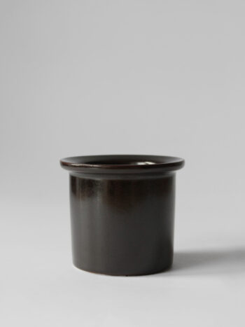 Stig Lindberg Ceramic Dark Brown Jar