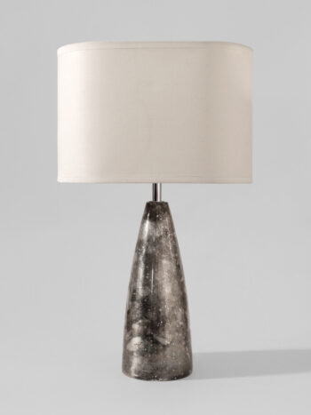 Silver Plated Vintage Table Lamp, Germany, 1950s