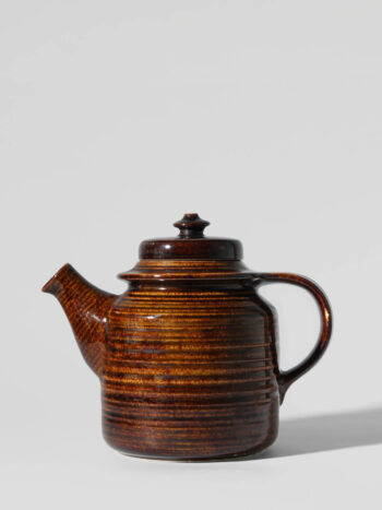 Ulla Procopé, Göran Bäck "Kaarna" Ceramic Glazed Teapot, For Arabia, Finland