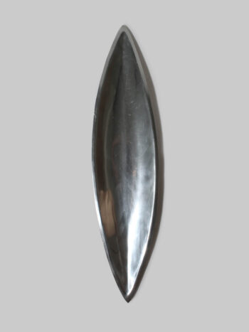 Polished Aluminum Long Decorative Bowl