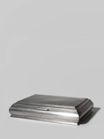J.L. Hultman Art Deco Pewter Jewellery Casket, For Svenskt Tenn, 1930s