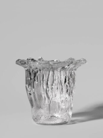 Uno Westerberg Organic Massive Glass Vase, For Pukeberg, 1960s, Sweden